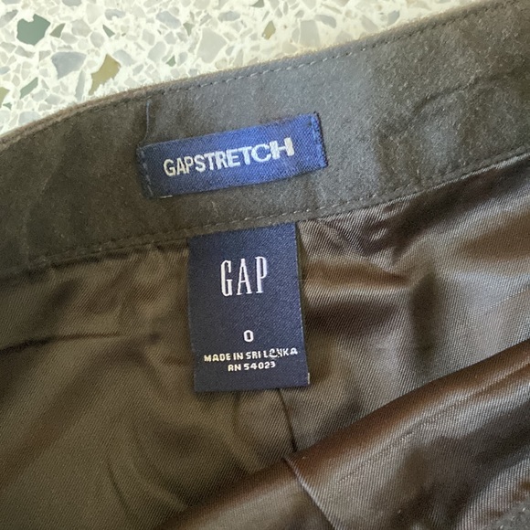 GAP Vintage Wool Blend Grey A Line Midi Skirt Size 0 - Picture 3 of 5